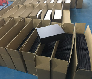 3 boîtes en papier pliables de conteneurs expédiées de l'usine MLP
