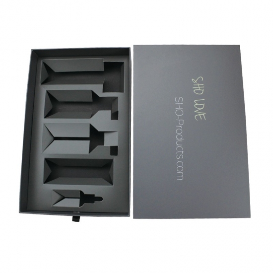 custom sliding gift drawer box packaging with ribbon puller