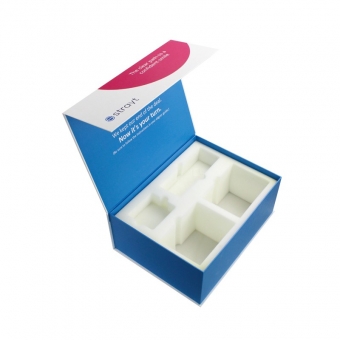 paper cardboard packaging magnetic box with EVA foam
