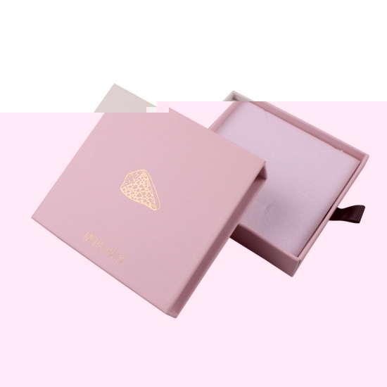 sliding pink color drawer box