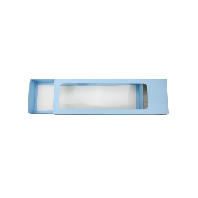 Soft Card Cover With Transparent Window Sliding Box