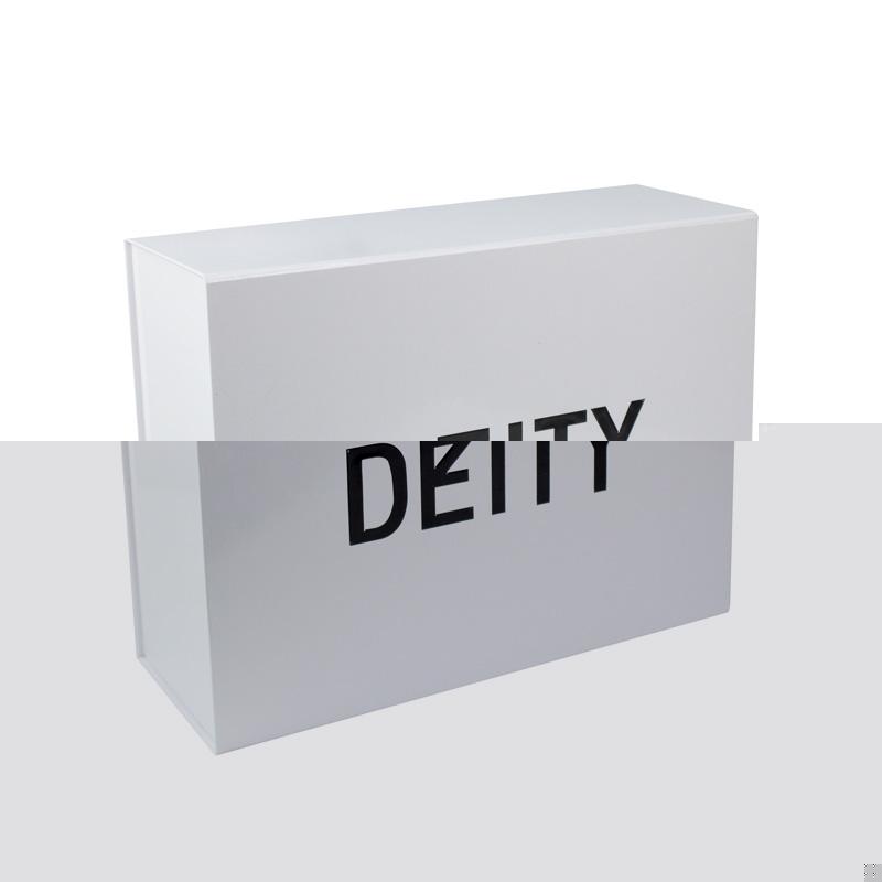Glossy  White Collapsible Gift Box